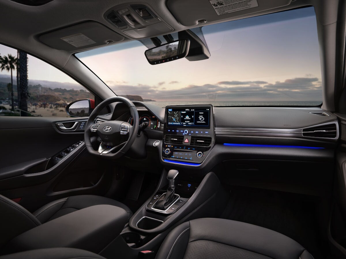 New 2020 Ioniq Hybrid Blue Front Dashboard and Infotainment System New 2020 Ioniq Hybrid Blue Front Dashboard and Infotainment System