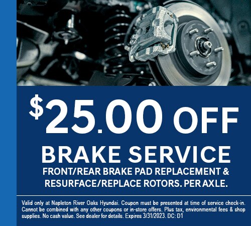 $25.00 Off Brake Service Coupon