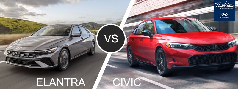 2026 Hyundai Elantra vs 2026 Honda Civic Comparison Review