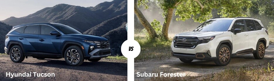 Tucson vs Forester Tucson vs Forester