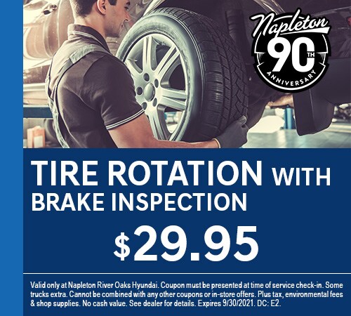 Tire Rotation with Brake Inspection