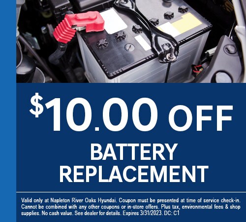 $10.00 Off Battery Replacement