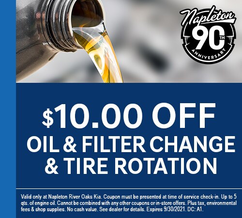 10 OFF Oil and Filter and Tire Rotation