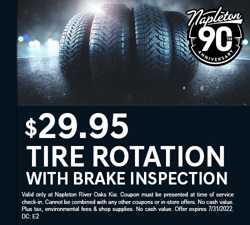 Tire Rotation with Brake Inspection