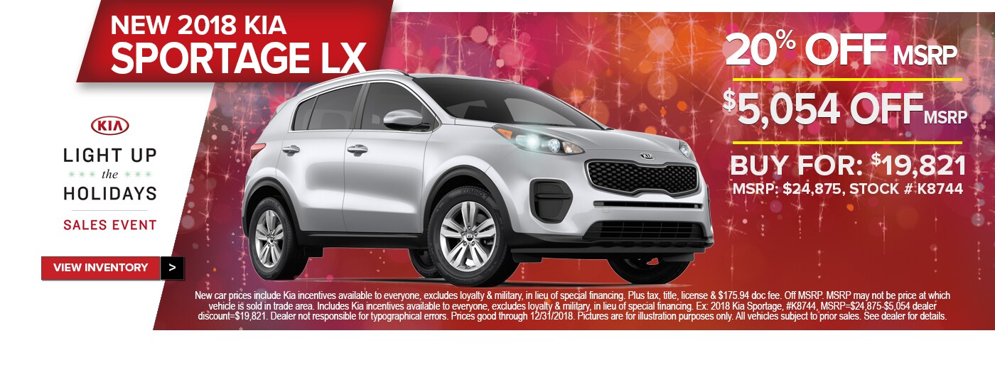 Kia Sportage Special Deal Kia Sportage Special Deal
