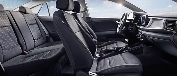 River Oaks Kia Rio Interior