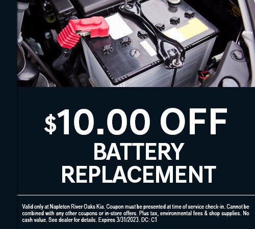 $10.00 Battery Replacement