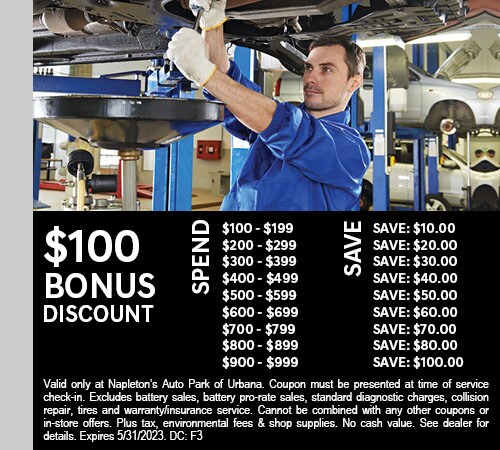 $100 Bonus Discount