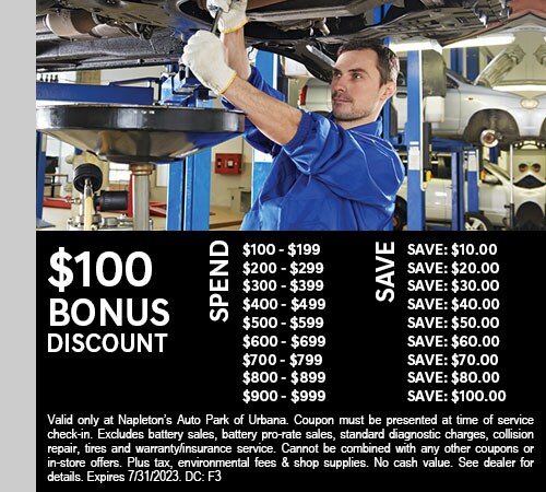 $100 Bonus Discount