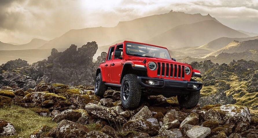 Jeep Wrangler Rock Climbing