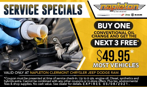 Buy one conventional oil change and get the next three free.png