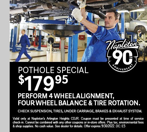 Pothole Special Coupon
