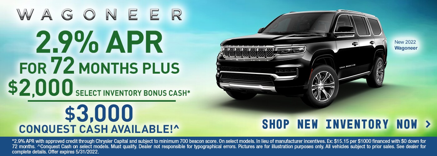 Wagoneer APR and Cash Offers Available