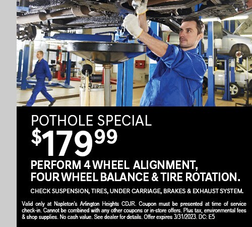4 Wheel Alignment, Wheel Balance, Tire Rotation