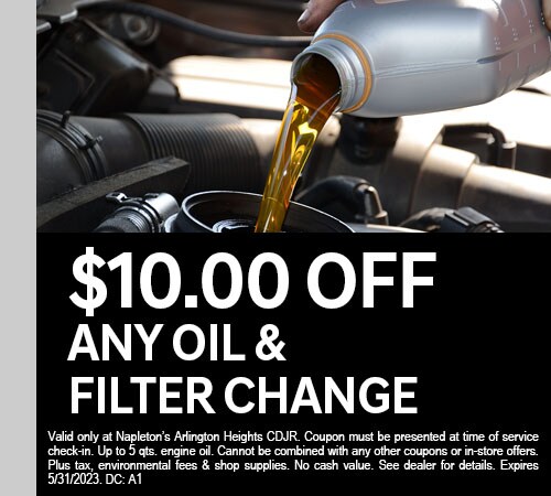 $10 Off Any Oil and Filter Change