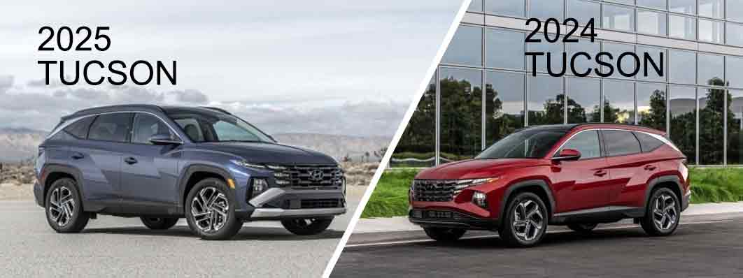 2025 Hyundai Tucson vs 2024 Hyundai Tucso
