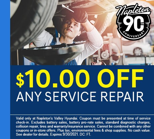 $10 Off Any Service Repair Coupon