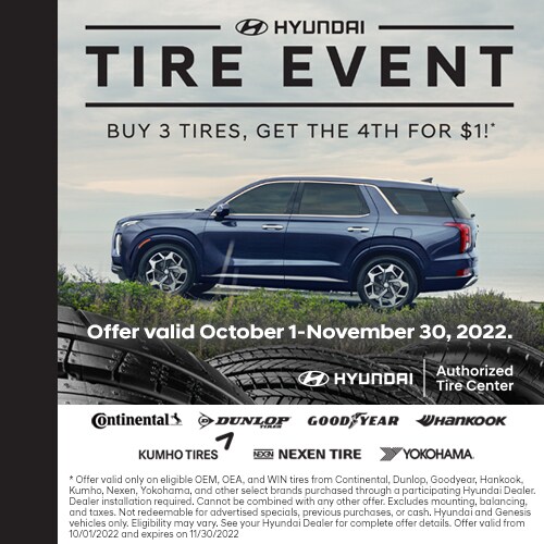 Buy 3 tires get the 4th for $1