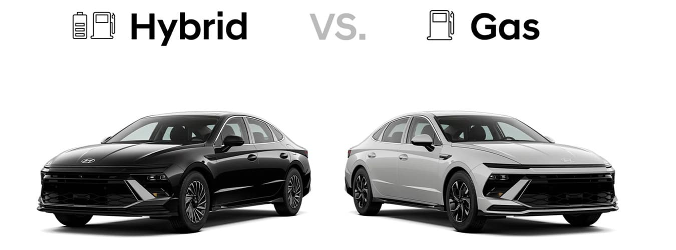 Sonata Hybrid vs Sonata Gas-Powered Sonata Hybrid vs Sonata Gas-Powered