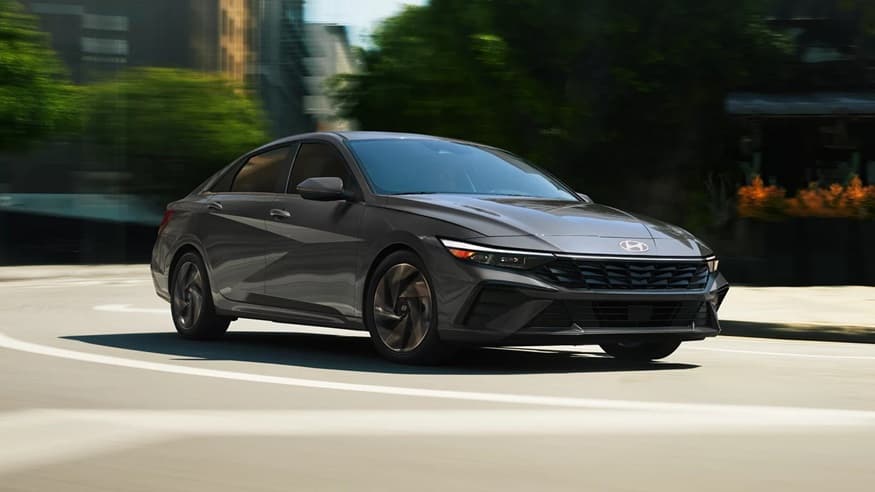 New Hyundai Elantra Hybrid in Ecotronic Gray Ecotronic Gray Hyundai Elantra Hybrid