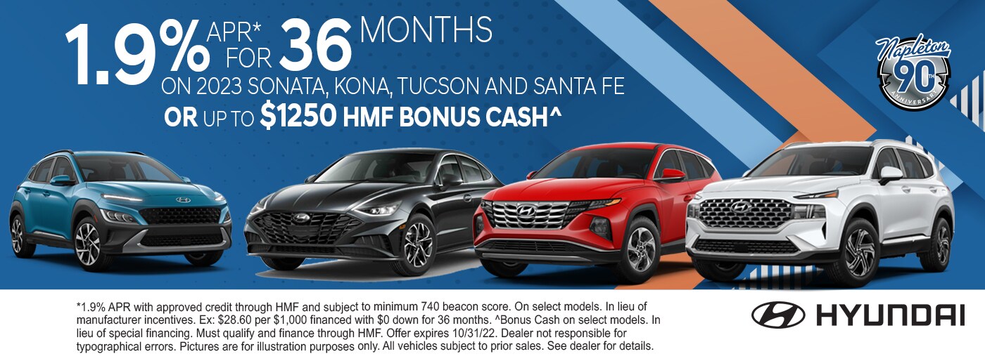 1.9% APR for 36 Months On Select 2023 Models