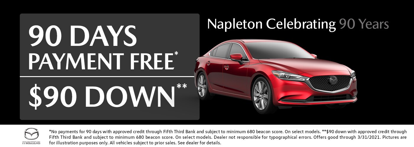 90 Days Payment Free