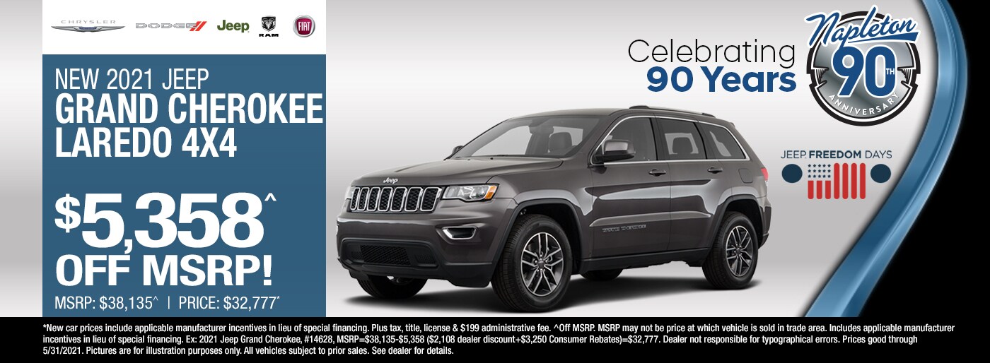 New 2021 Jeep Grand Cherokee 4X4