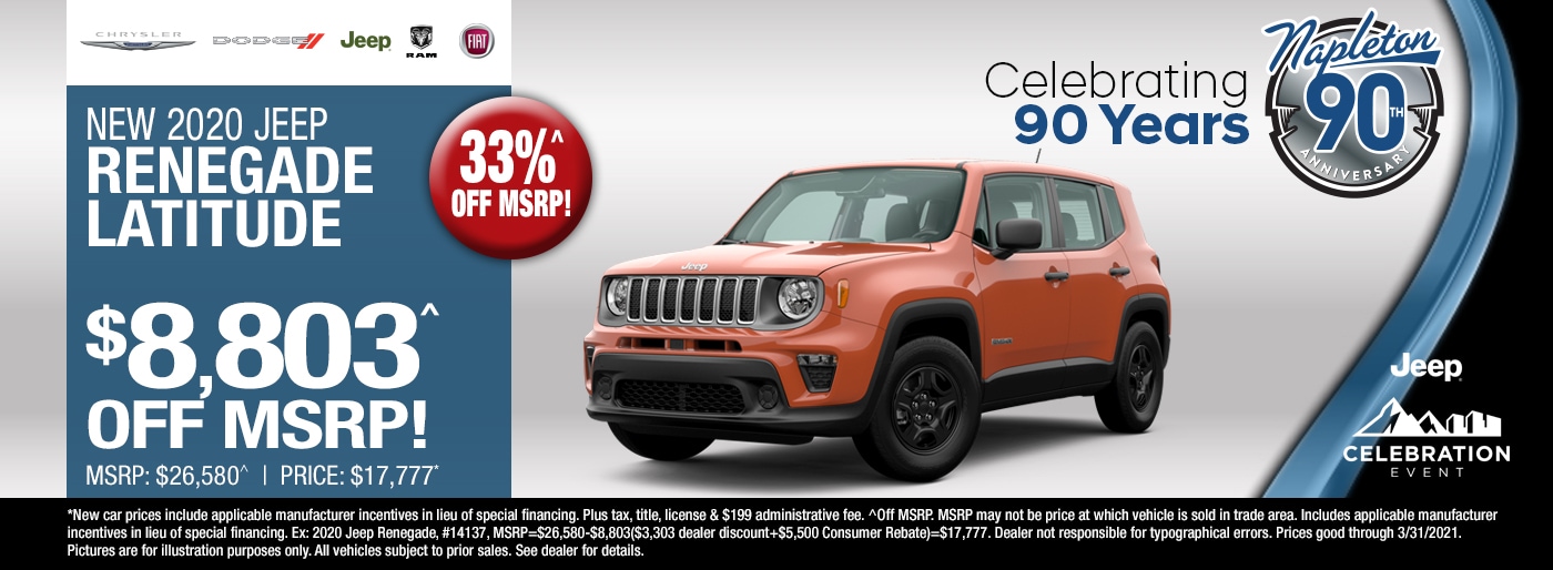 New 2020 Jeep Renegade