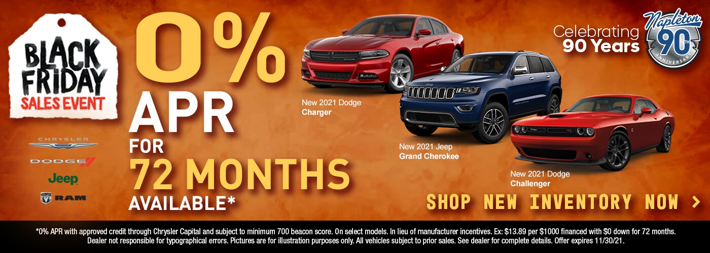 0% APR for 72 Months