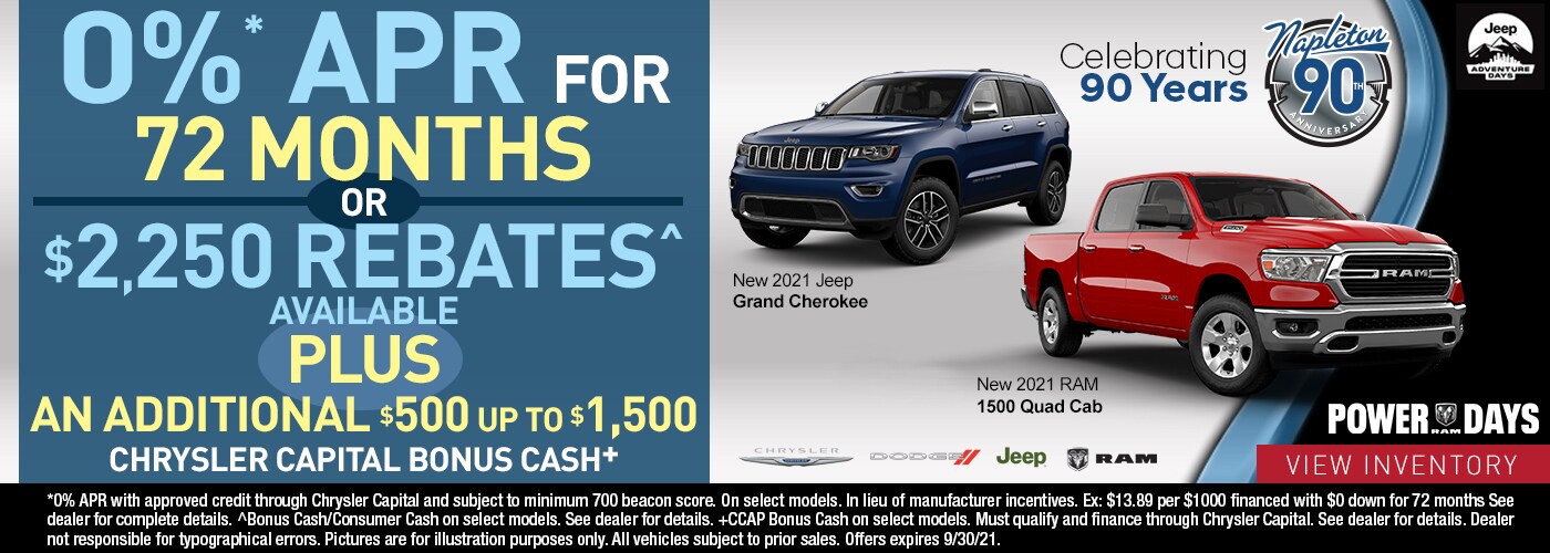 0% APR for 72 Months