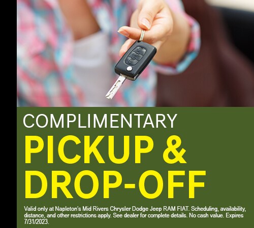 Complimentary Pick Up and Drop Off