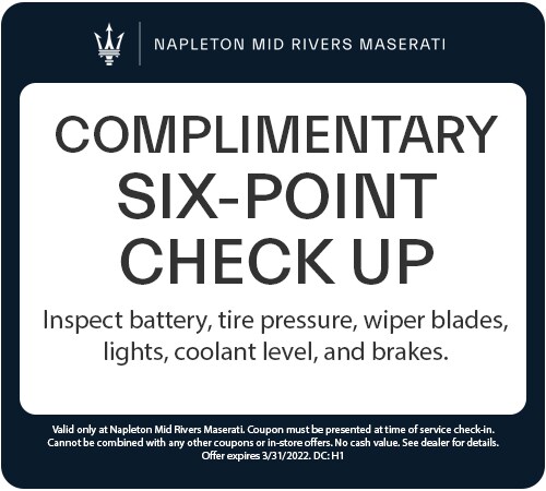 Complimentary 6-Point Check-up