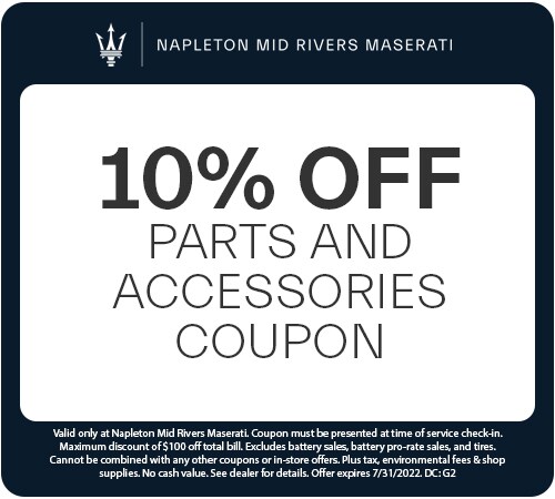 10% Off Parts and Accessories Coupon