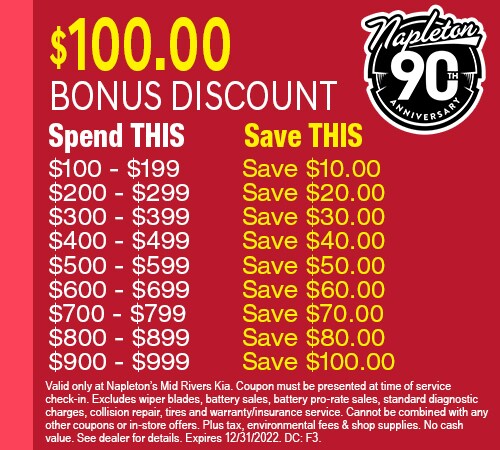 $100 Bonus Discount Coupon