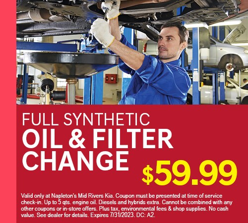 Full Synthetic Oil and Filter Change