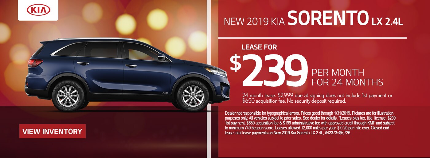 Kia Sorento St Peters Lease offers Kia Sorento St Peters Lease offers