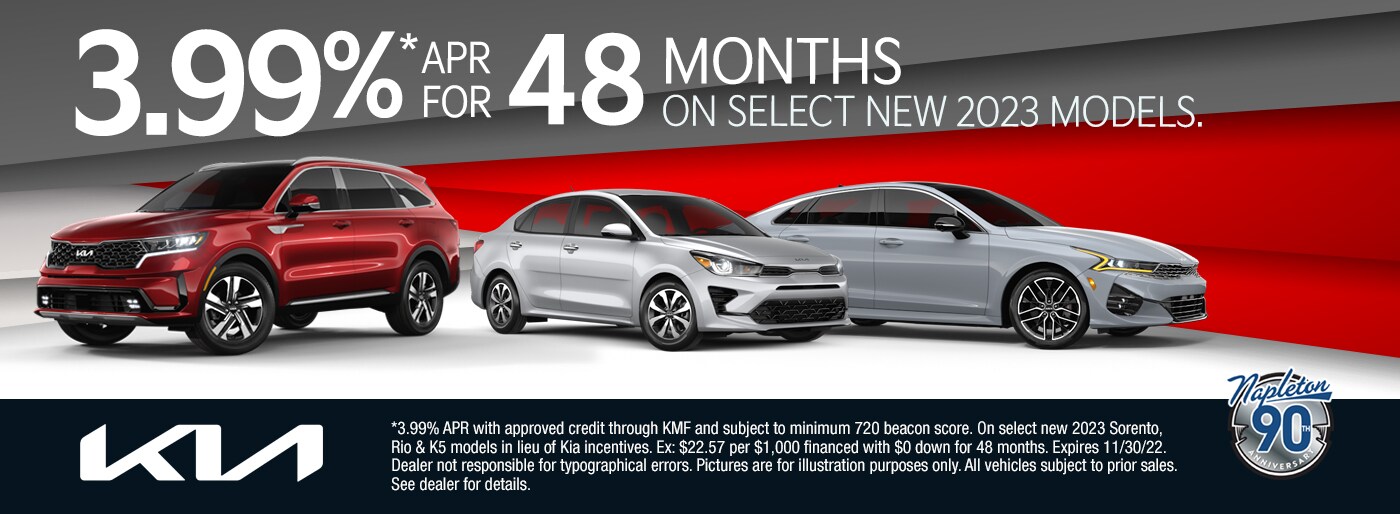 3.99% APR for 48 Months Available