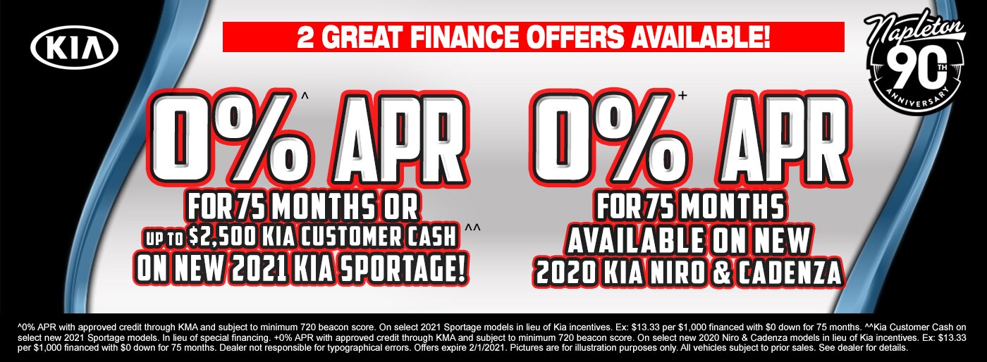 2 Great Finance Offers from Kia