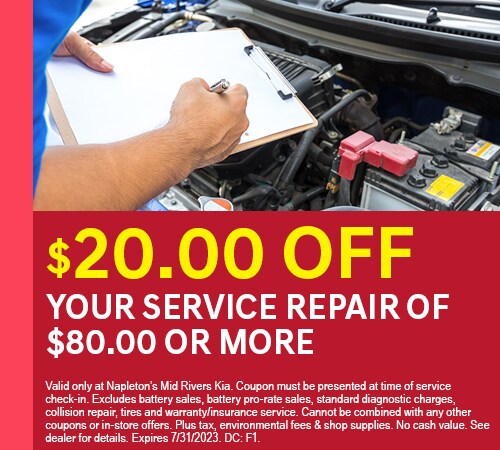 $20.00 Off Your Service Repair of $80 or More