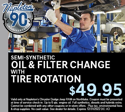 Semi Synthetic Oil and Filter Change Coupon