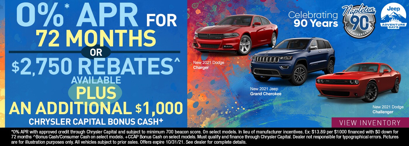0% APR for 72 Months