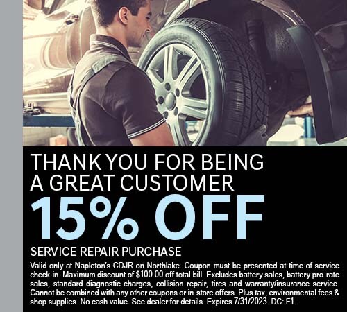 15% Off Service Repair Purchase