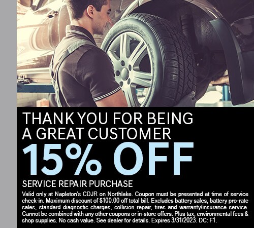 15% Off Service Repair Purchase