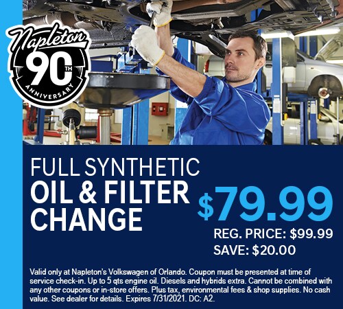Full Synthetic Oil and Filter Change