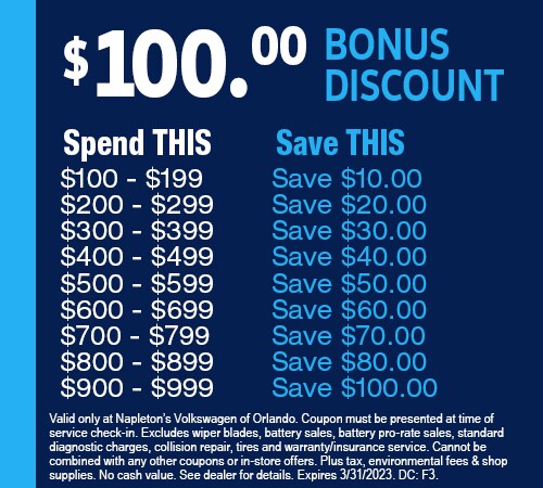 $100 Bonus Discount