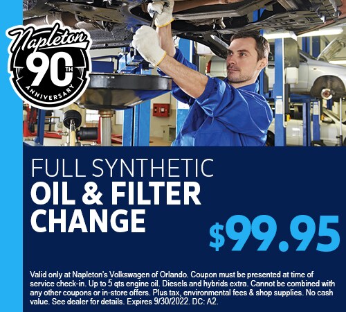 Full Synthetic Oil and Filter Change Coupon