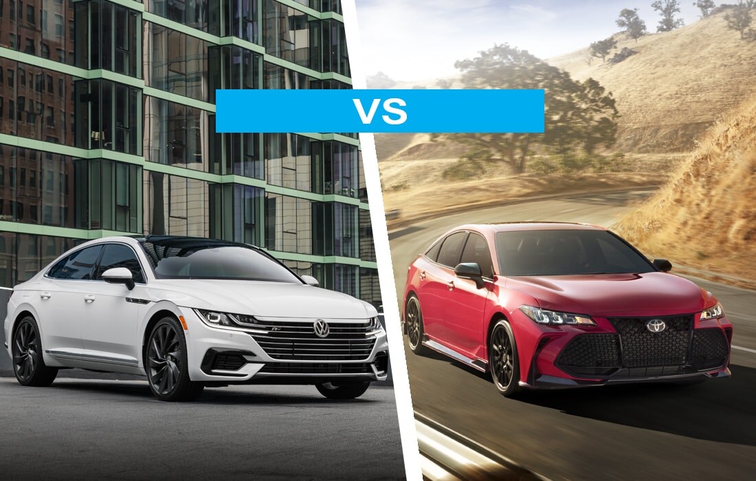 VW Arteon vs Toyota Avalon.jpg volkswagen arteon vs toyota avalon vehicle comparison