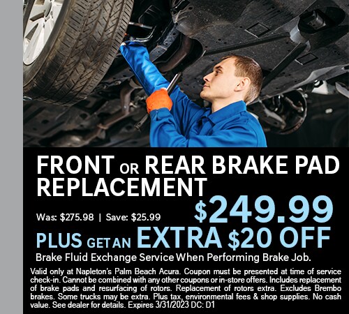 Brake Pad Replacement Special