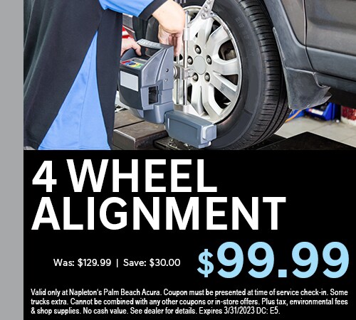 4 Wheel Alignment Special