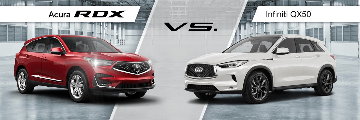 2019 RDX Vs 2019 Infiniti QX50 Comparison 2019 RDX Vs 2019 Infiniti QX50 Comparison